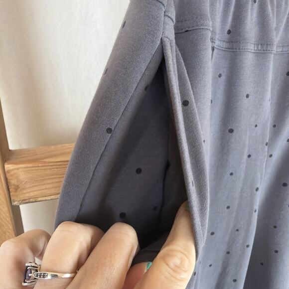 mNWT Kleen Woodland Black Dots Button on Hem Cotton Blend 1X #0809 - Picture 2 of 6